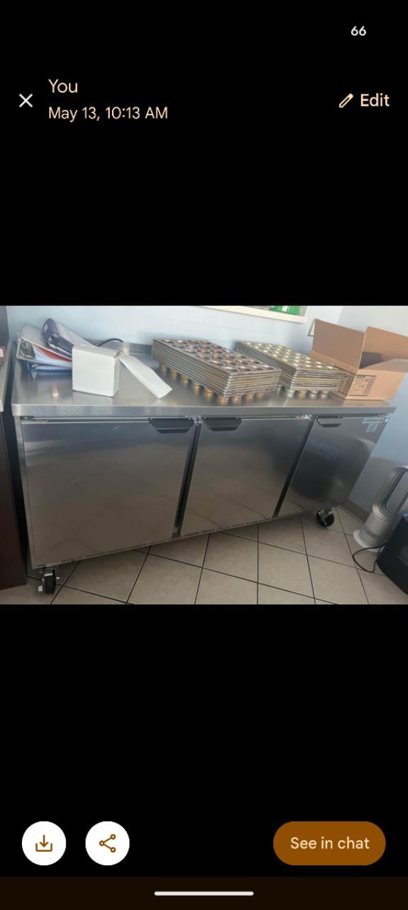 3 Door Under the counter Cooler — photo 1 of 1