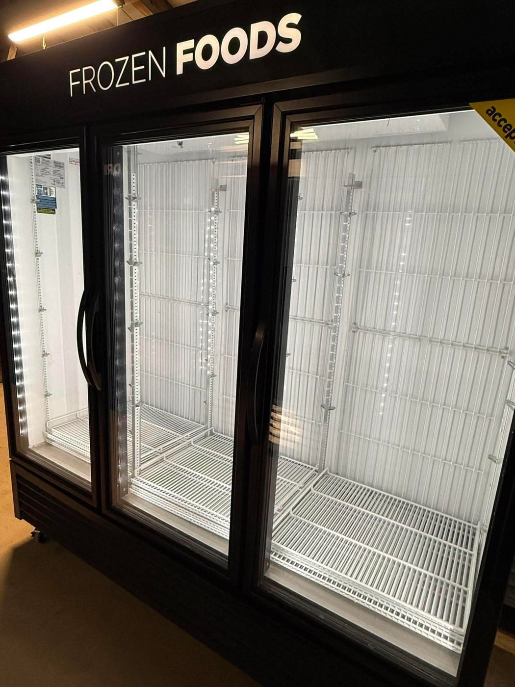3-Door Glass Door Merchandiser Freezer — photo 1 of 1