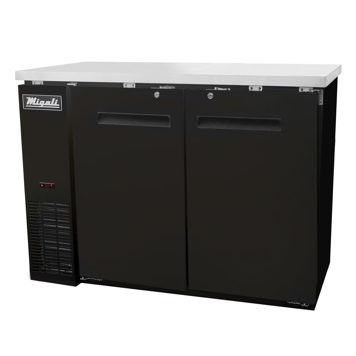 Migali C-BB48-HC 48” Wide Solid Door Refrigerator — photo 1 of 1