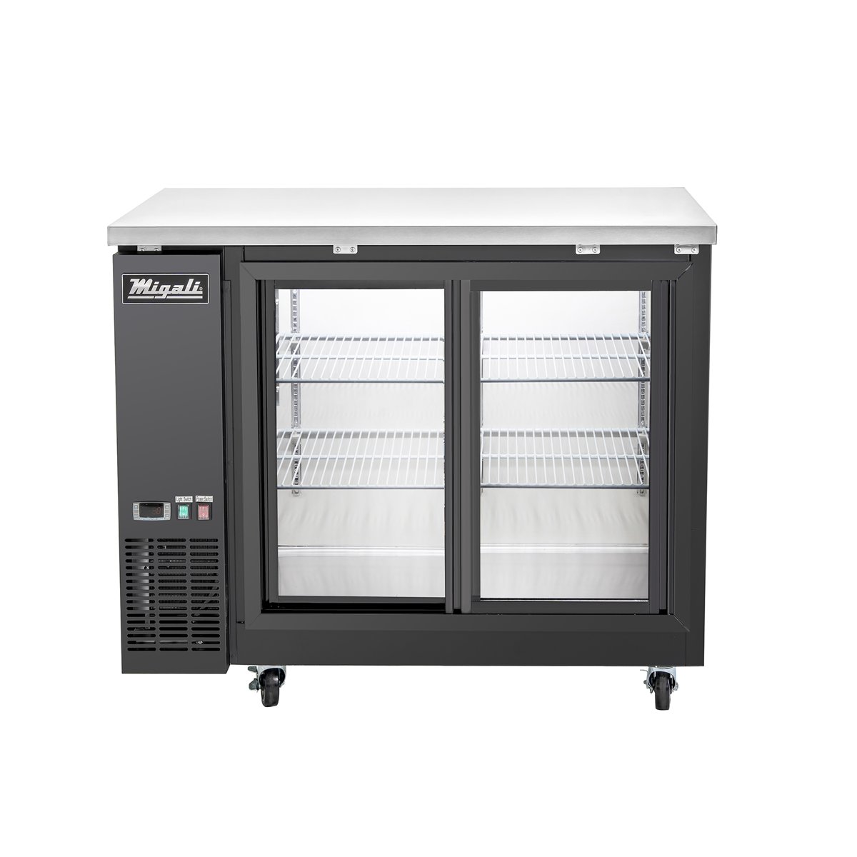 Migali C-BB48SG-HC 48” Wide Glass Door Refrigerator — photo 1 of 1