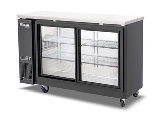 Migali C-BB60SG-HC 60” Wide Glass Door Refrigerator — photo 1 of 1