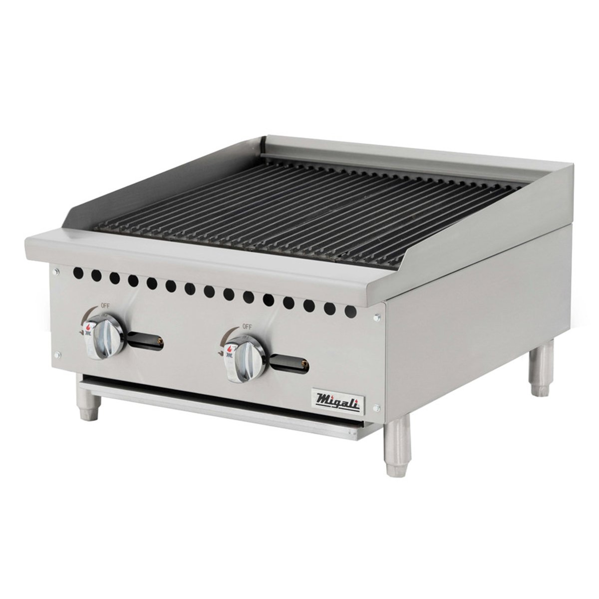 Migali C-CR24 24” Wide Counter-top Char-Rock Broiler — photo 1 of 1