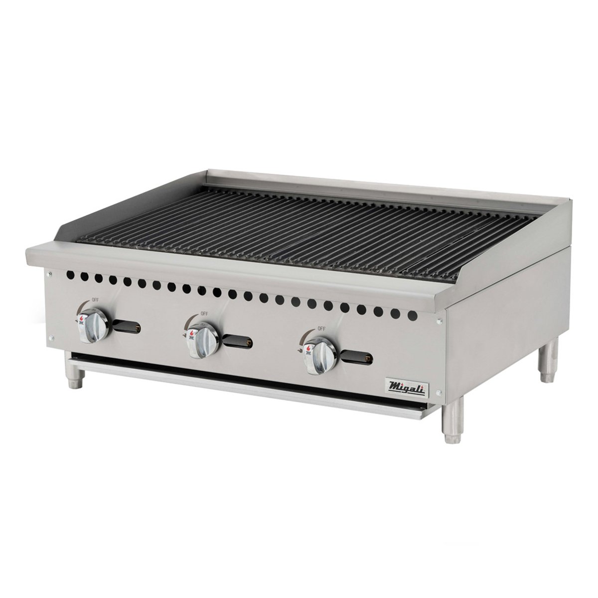 Migali C-CR36 36” Wide Counter-top Char-Rock Broiler — photo 1 of 1