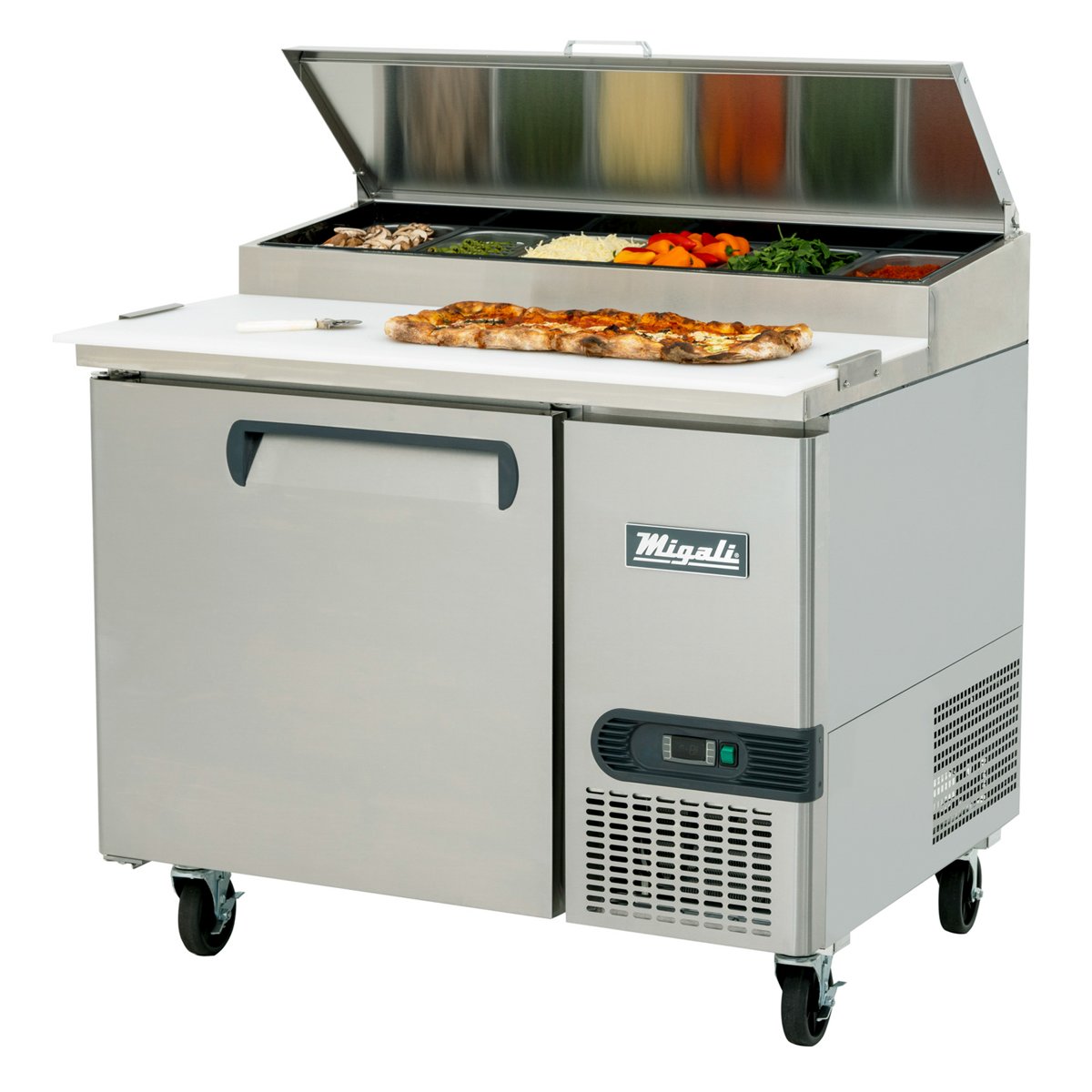 Migali C-PP44-HC 44” 1 Door Pizza Prep Refrigerator (pans not included) — photo 1 of 1