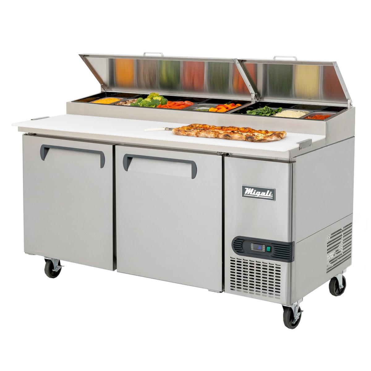 Migali C-PP67-D-HC 67” 2 Door Pizza Prep Refrigerator or — photo 1 of 1