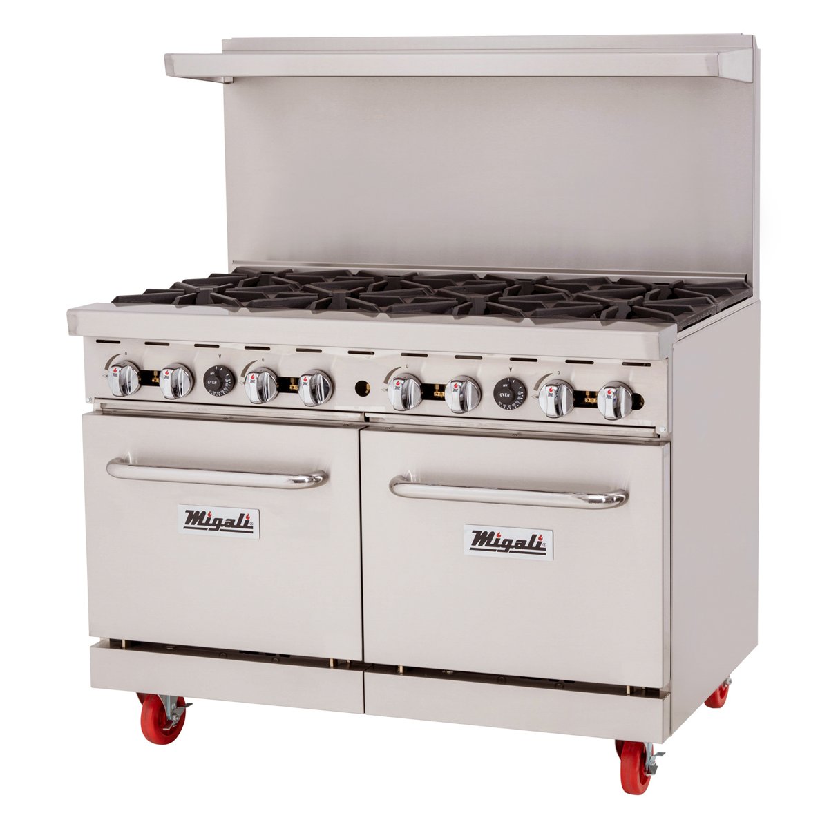 Migali C-RO8B-NG 48” Wide, 8 Burner Natural Gas Range — photo 1 of 1