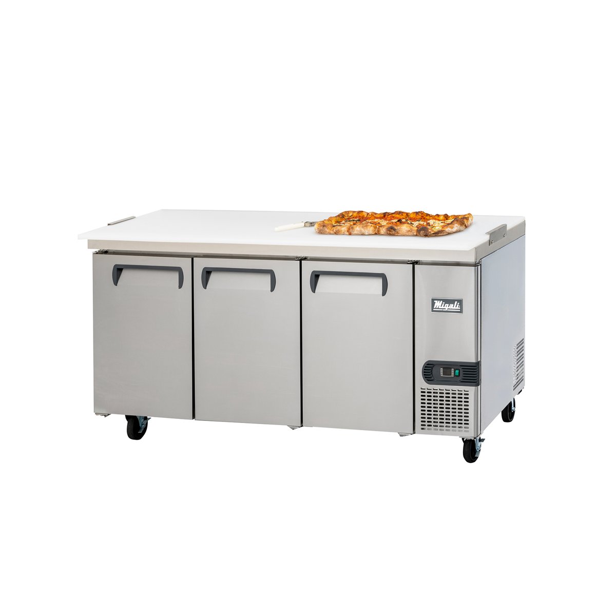 Migali C-RWT93-HC 93” 3 Door Full Depth Work Top Refrigerator — photo 1 of 1