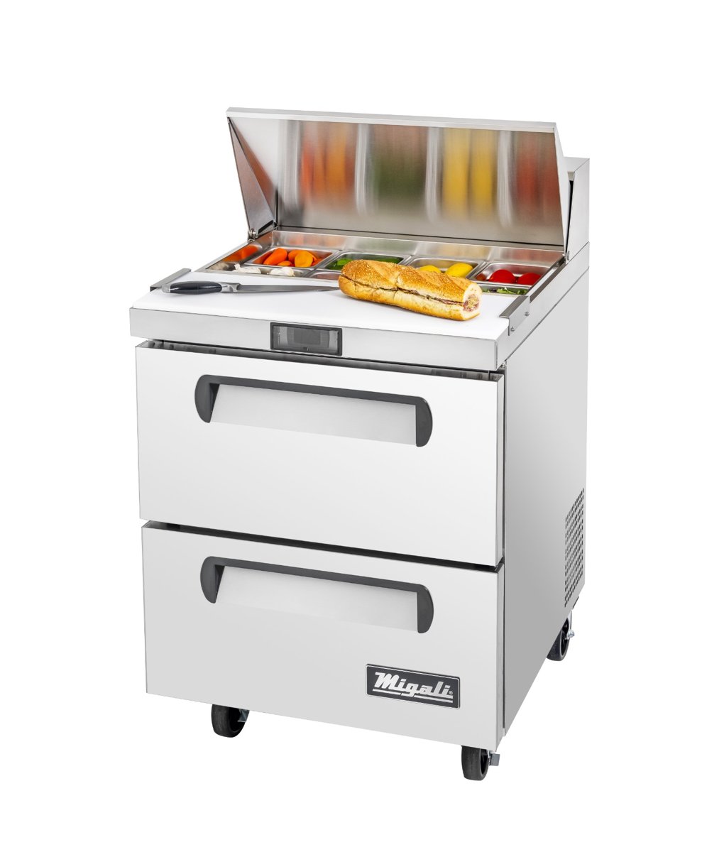Migali C-SP27-8-D-HC 27” Wide Refrigerator, 8 (1/6th size) Pans or — photo 1 of 1