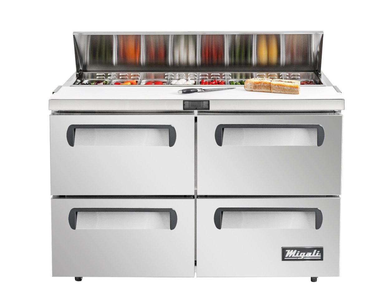 Migali C-SP60-16-D-HC 60” Wide Refrigerator, 16 (1/6th size) Pans — photo 1 of 1